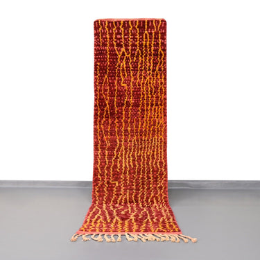 Moroccan Vintage Runner Rug 2.3 x 8.3 feet / 71 x 255 cm - Ettilux Home